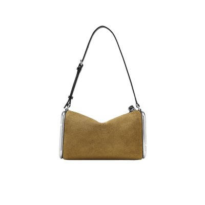 THE SCENE SMALL SHOULDER BAG IN SUEDE